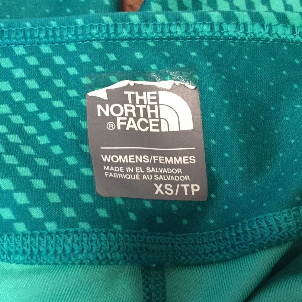 The north face green Capri leggings size‎ xs